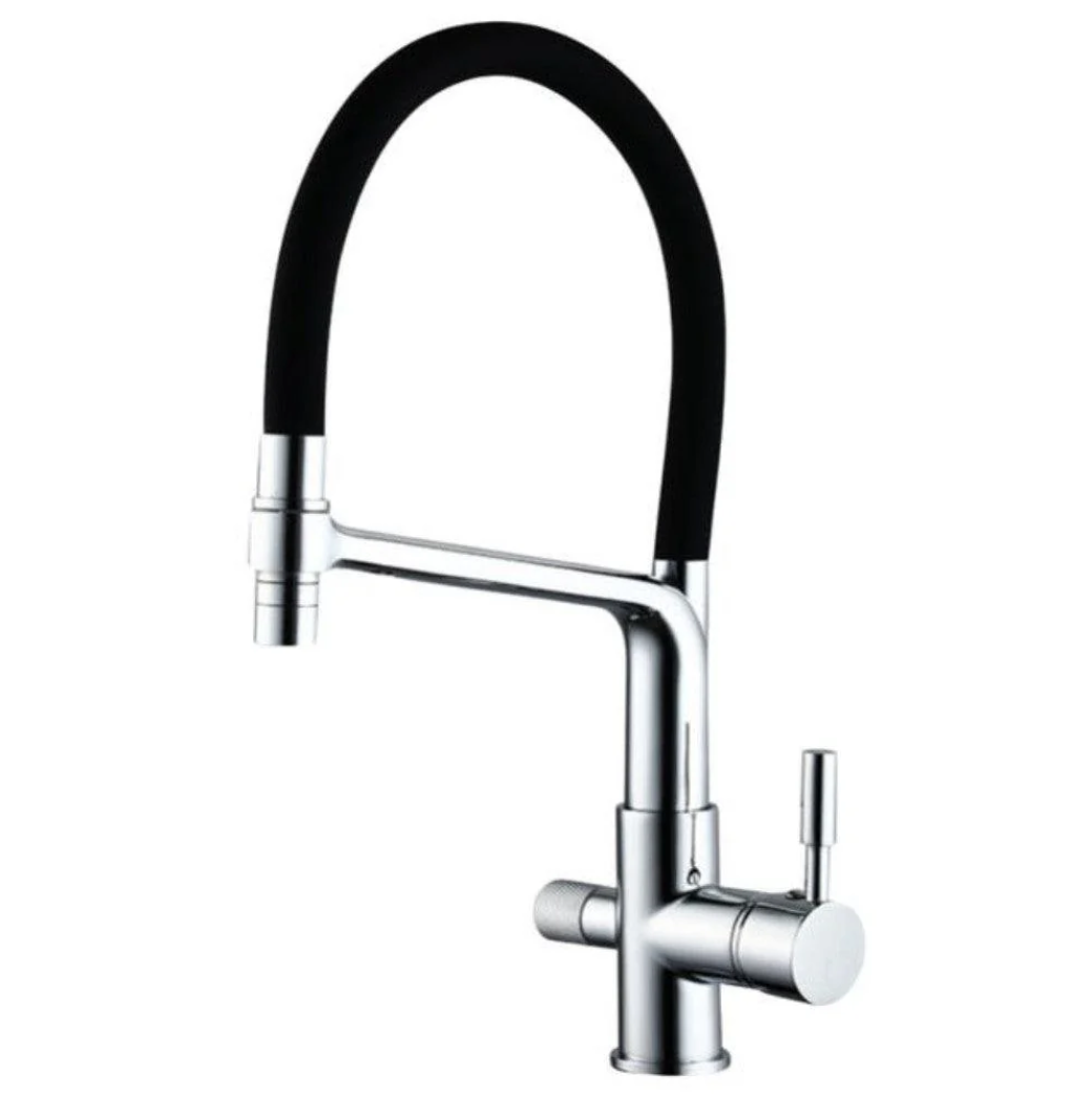 Grifo CALIGARUM 3 vías para ósmosis acabado cromo brillante